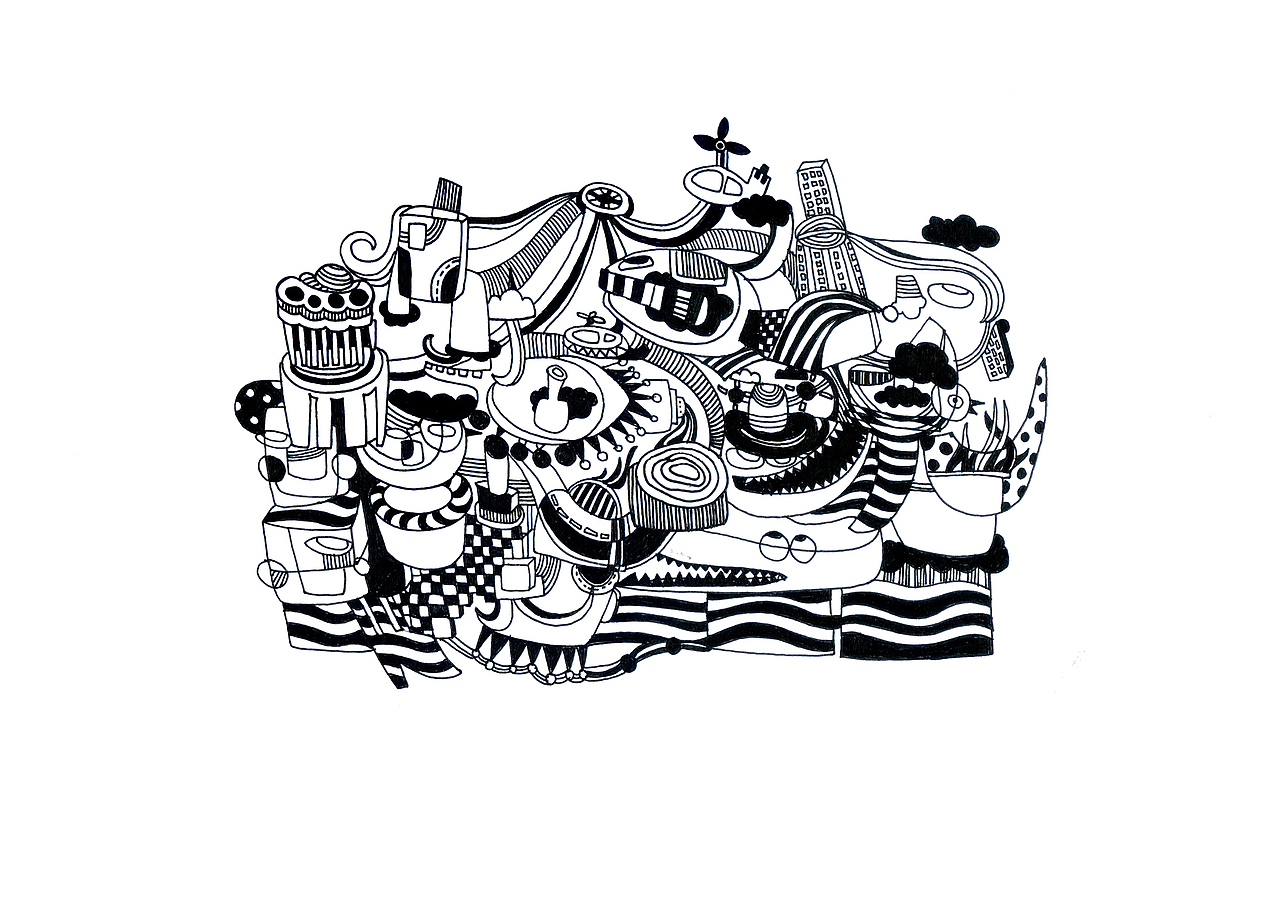 线条白日梦（图ZNDA4NTQ0Mjg=） - 创作习作 - 站酷设计师冷暖儿unclezoo原创素材 - 站酷ZCOOL