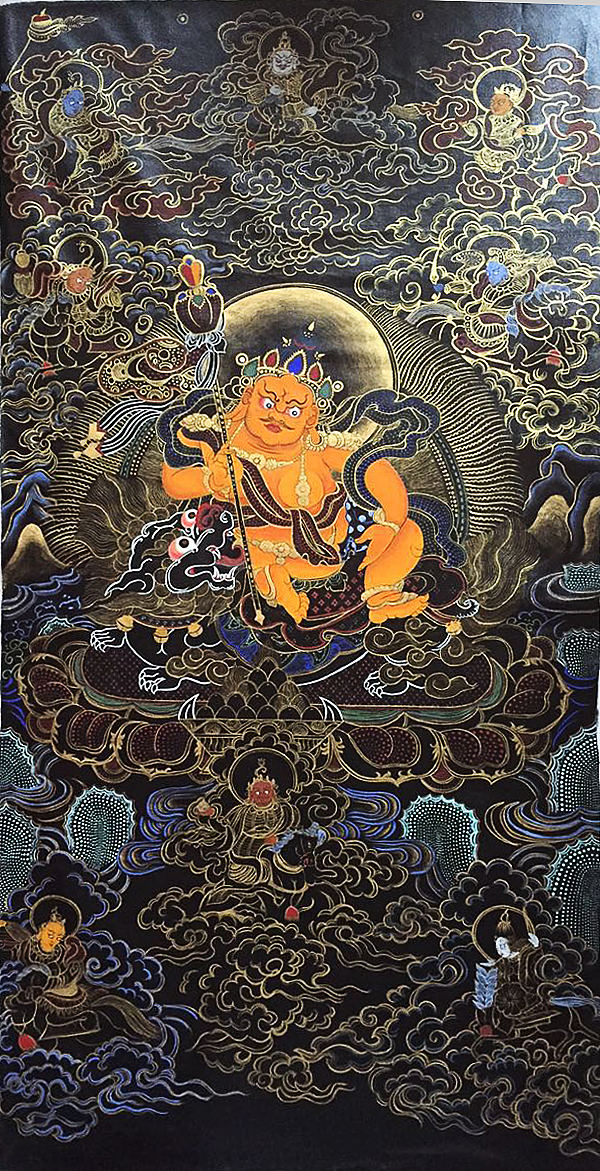 一幅不正规唐卡画