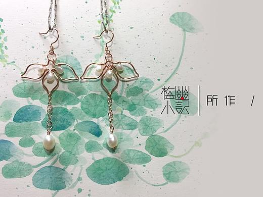 所作 · 绕线首饰 ·花瓣耳环