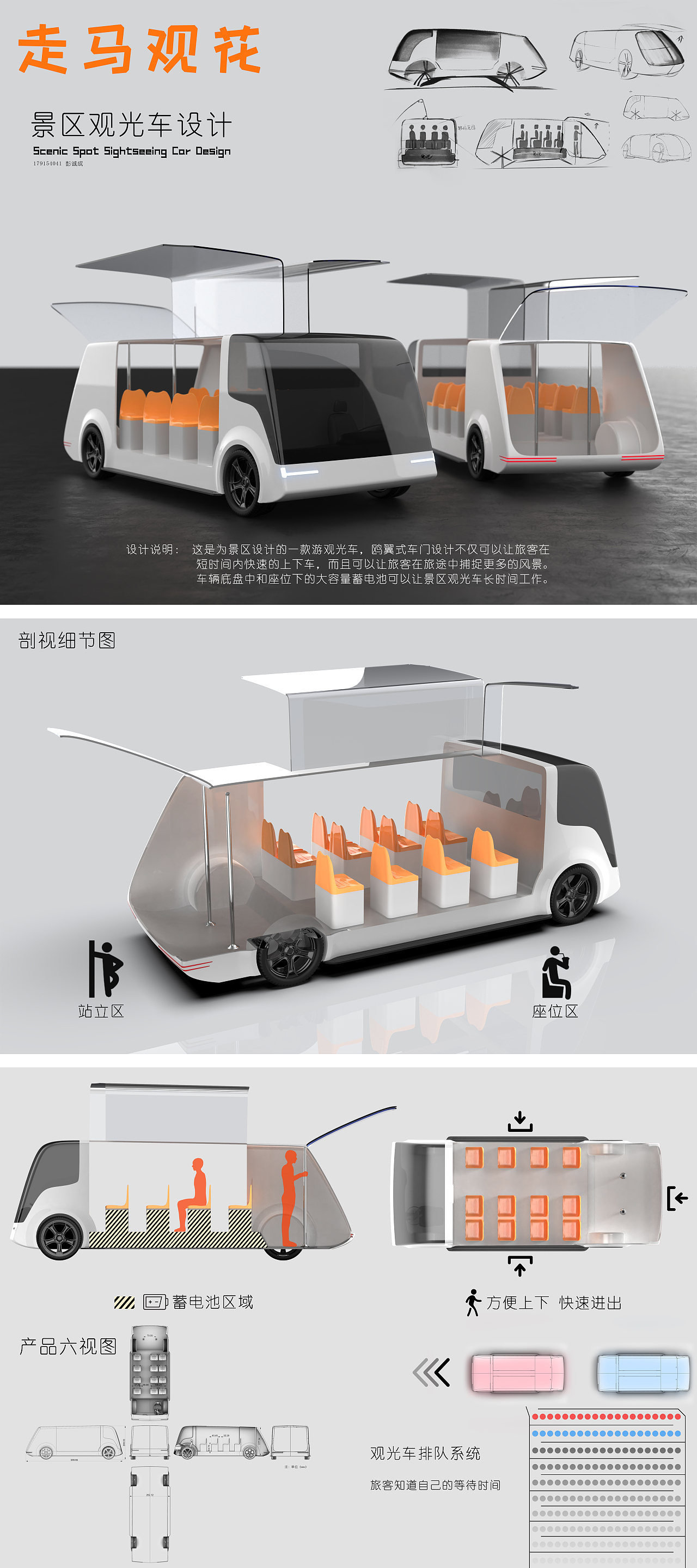 景区旅游观光车设计