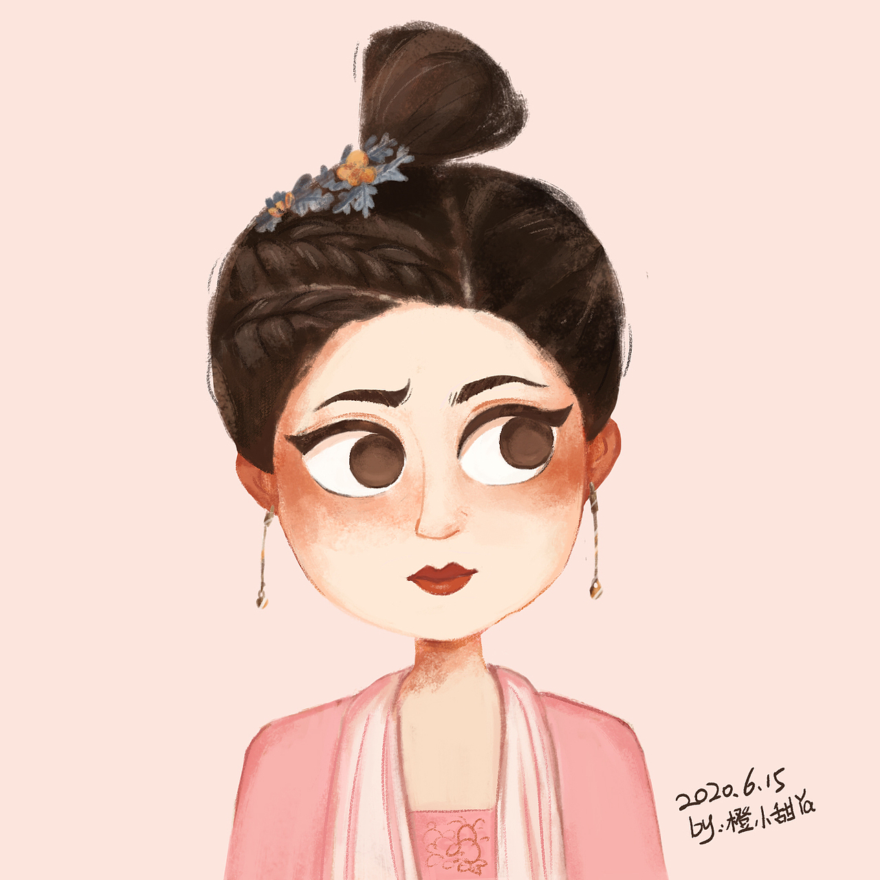 传闻中的陈芊芊同人-插画头像练习