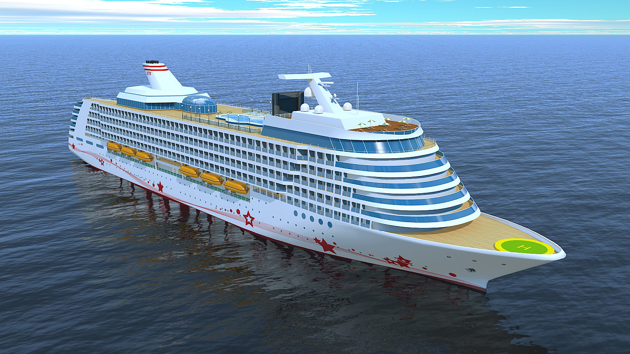 邮轮外观造型概念设计