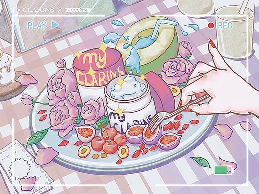 #my CLARINS 寻找天然好食肌#-美肌达人的vlgo