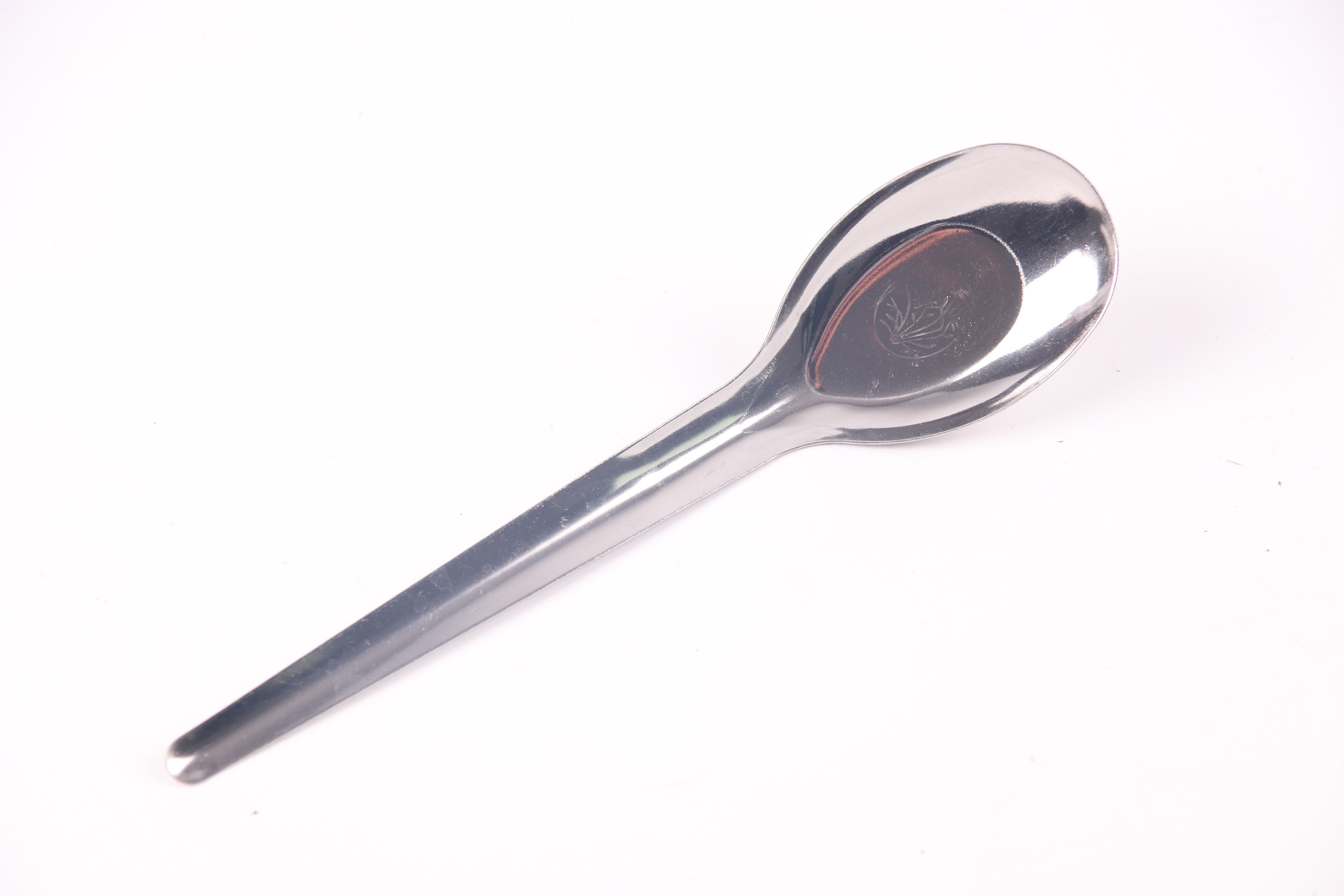 高端一次性勺子千层蛋糕勺高档勺子 镀钢 银色-阿里巴巴