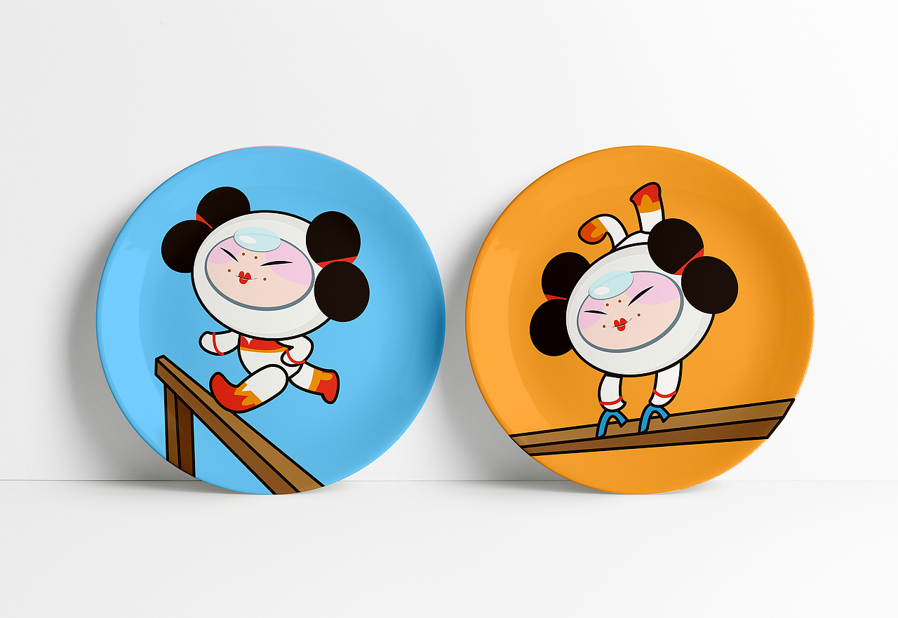 2021陕西省全运会吉祥物征集入围奖航天妞妞