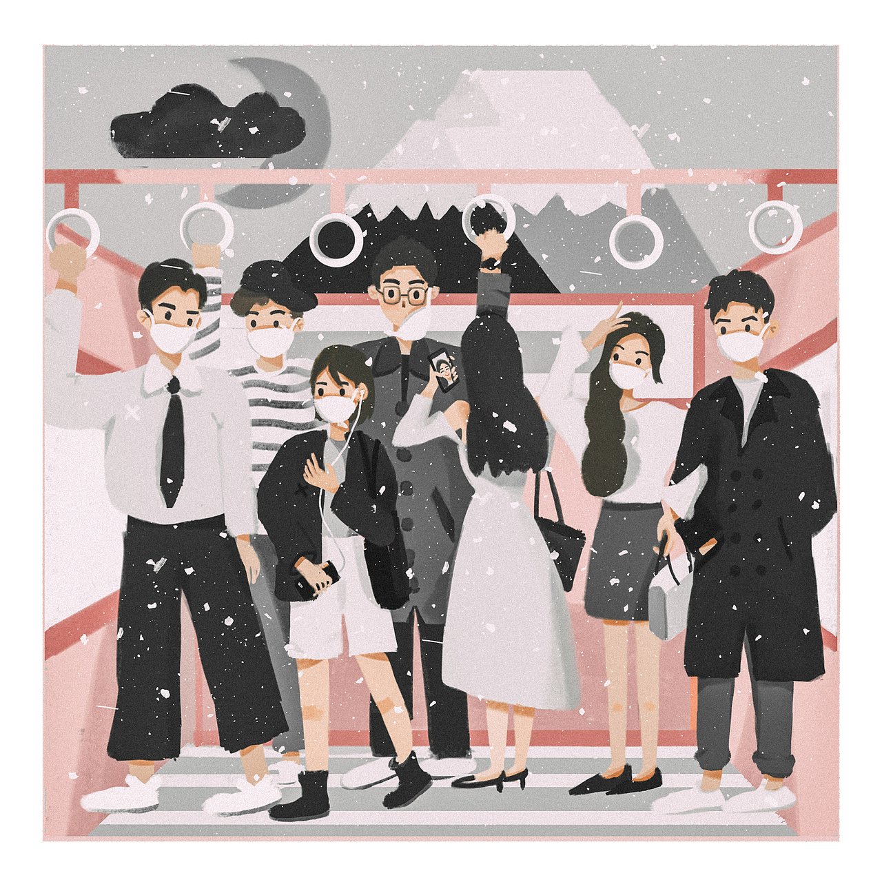 不和你说话（图ZMTk2NjE3MDAw） - 艺术插画 - 站酷设计师吃吃鱼原创素材 - 站酷ZCOOL