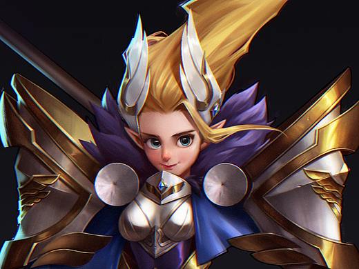 女骑士练习