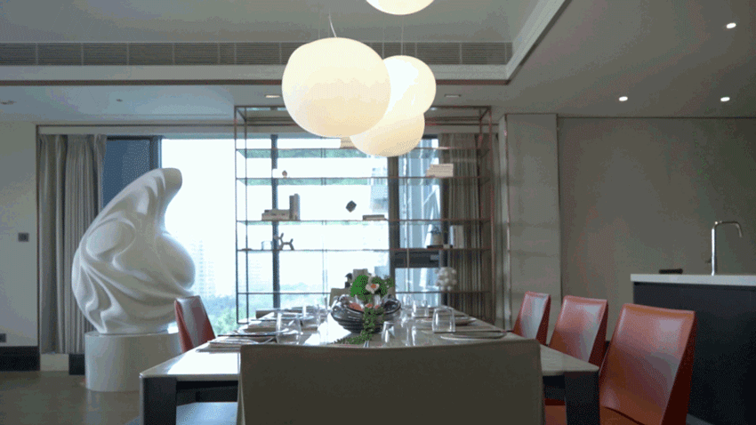 老鹰空间设计 ▏港式轻奢风，320平大平层室内设计（图ZMjE3NTgzMTAw） - 家装设计 - 站酷设计师老鹰空间设计原创素材 - 站酷ZCOOL