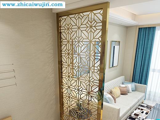 每个不锈钢屏风的花格设计可以说千变万化，多种风格