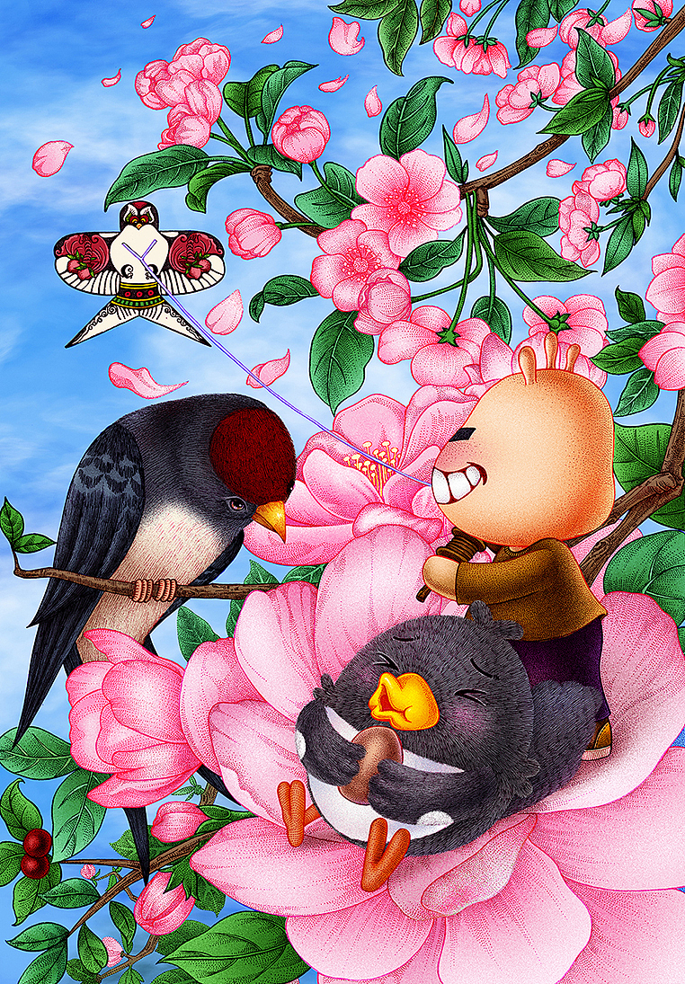 2019年节气部分（图ZMTU3NjM3Njgw） - 商业插画 - 站酷设计师wtt861104原创素材 - 站酷ZCOOL