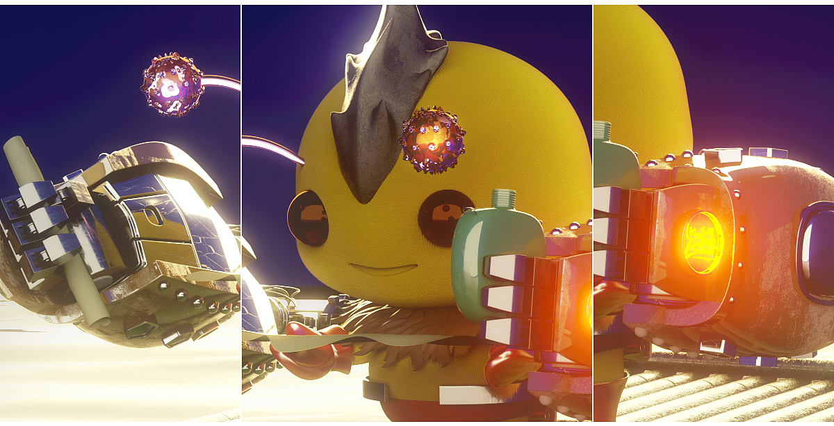 近期的C4D作品（图ZMTI0MTQ4MTcy） - 场景 - 站酷设计师李闯成原创素材 - 站酷ZCOOL