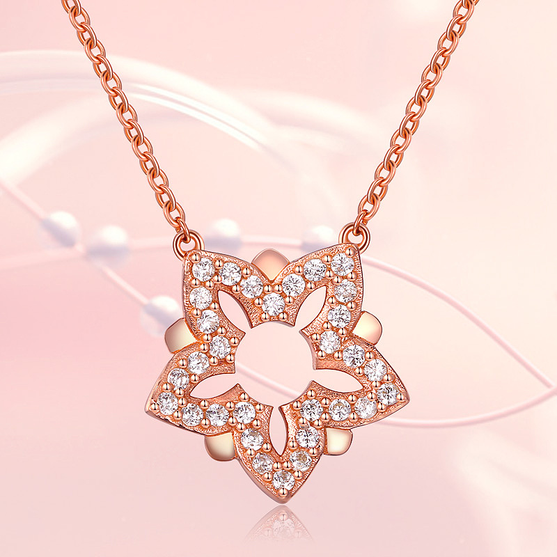 梅花心语设计师项链