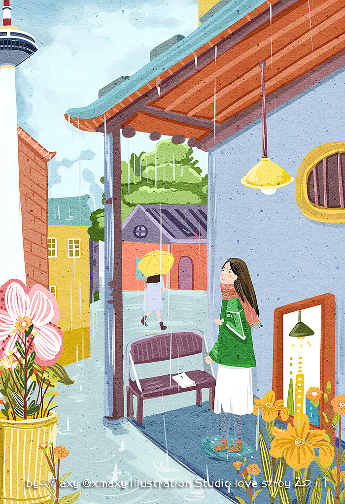 芒果时光（图ZNjc3NDQwNzI=） - 商业插画 - 站酷设计师井axy原创素材 - 站酷ZCOOL