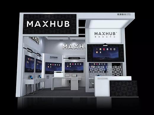 智能科技展位展会展台展览展点工装快闪店3d效果图设计