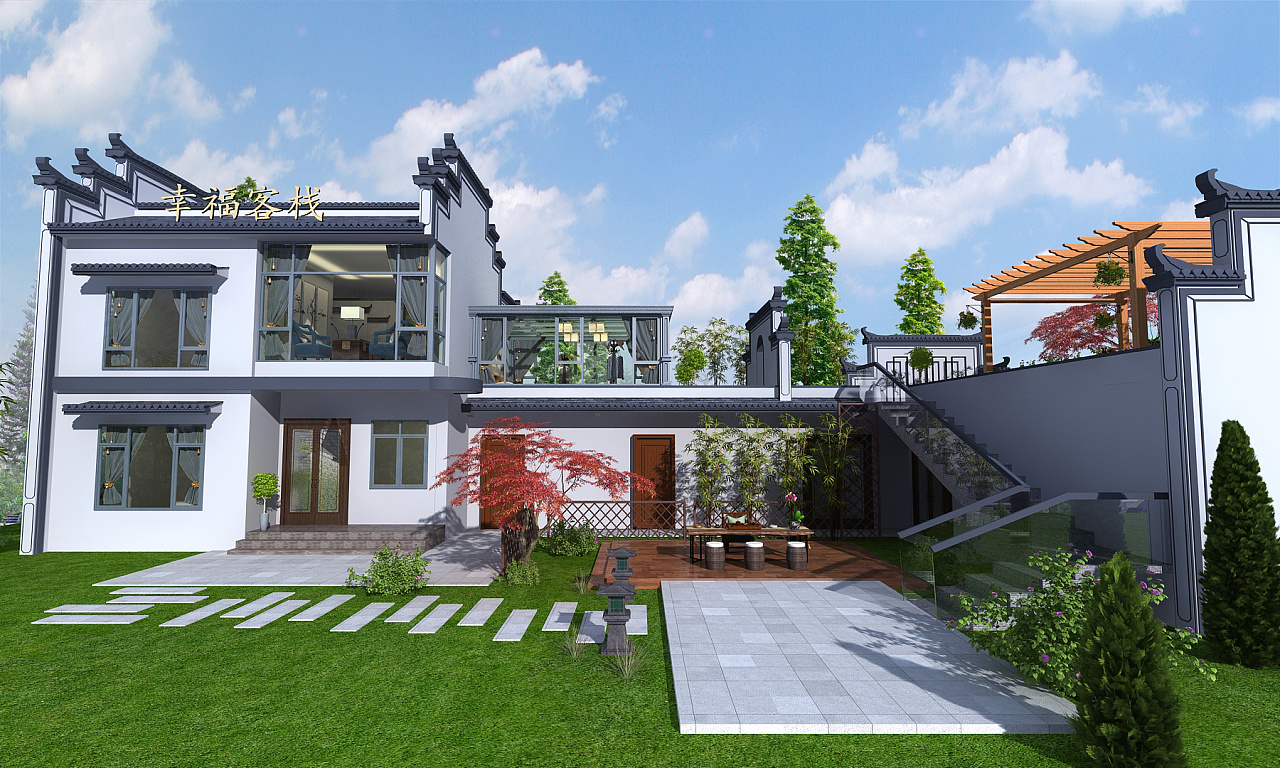 徽派建筑,庭院设计