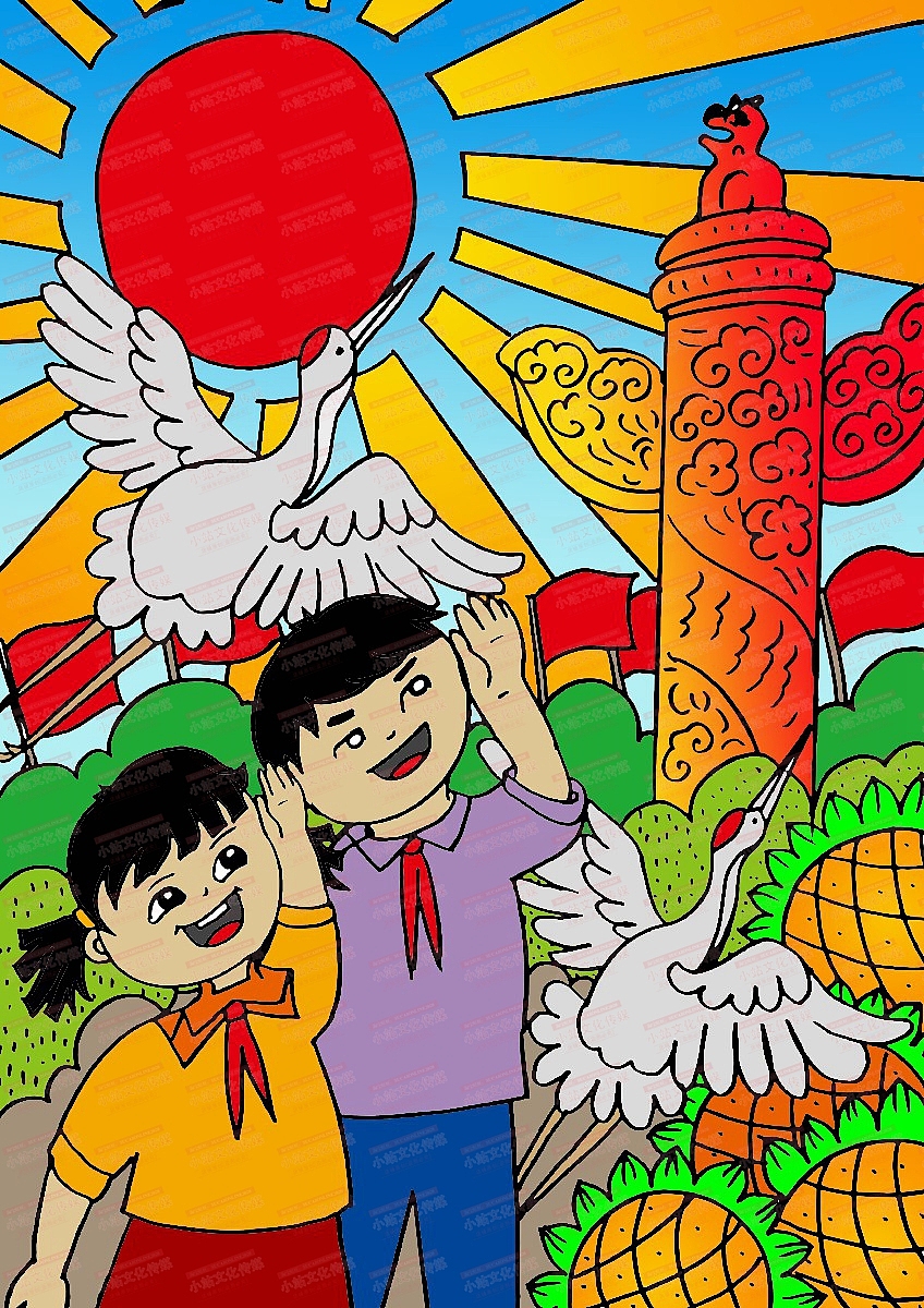 电脑绘画作品 学生绘画 中小学生电脑绘画绘图作品22