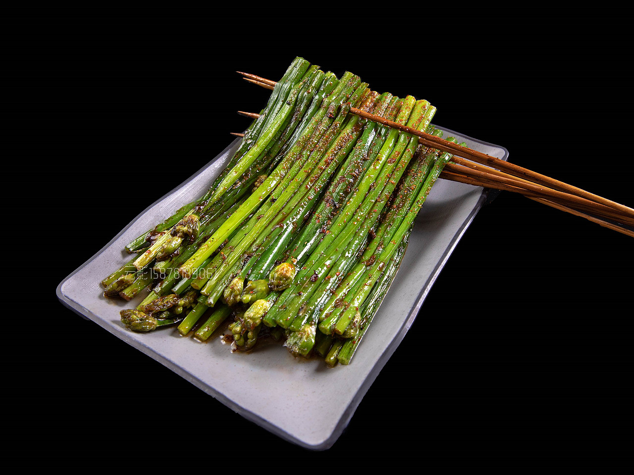 一组烧烤小吃图片 南宁美食摄影 外卖照片拍摄 黑底图