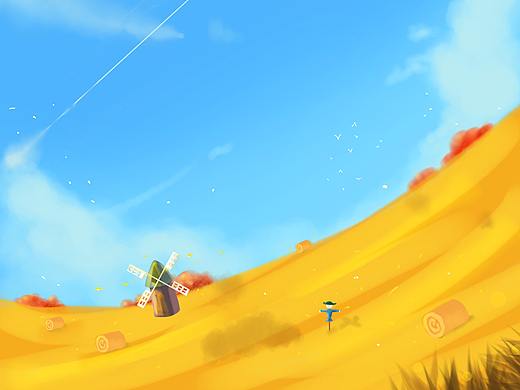 立秋（个人主页-ZNTQyNjM3NDg=） - 儿童插画 - 站酷设计师敏焠原创素材 - 站酷ZCOOL