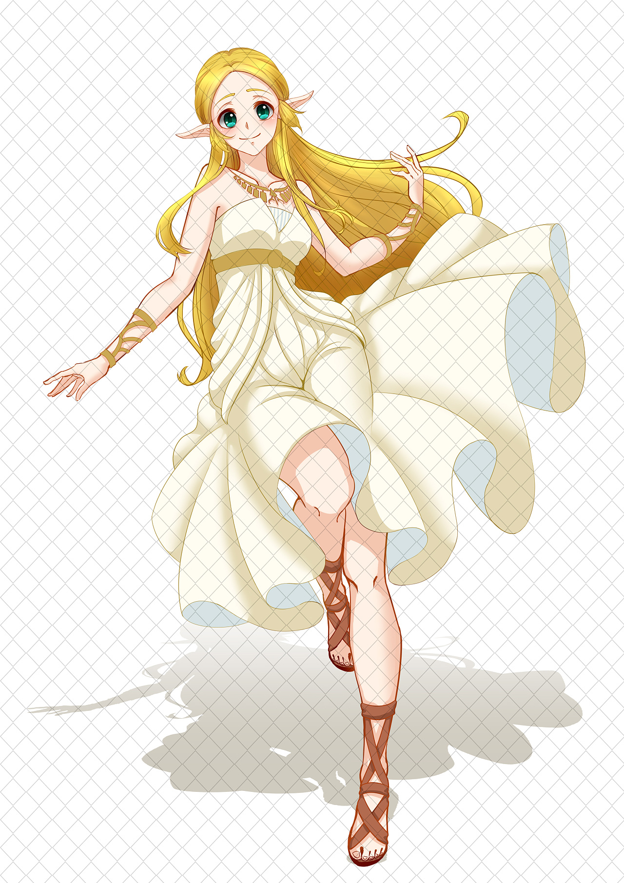 塞尔达公主立绘|插画|创作习作|画画的跳跳龙 - 原创作品 - 站酷