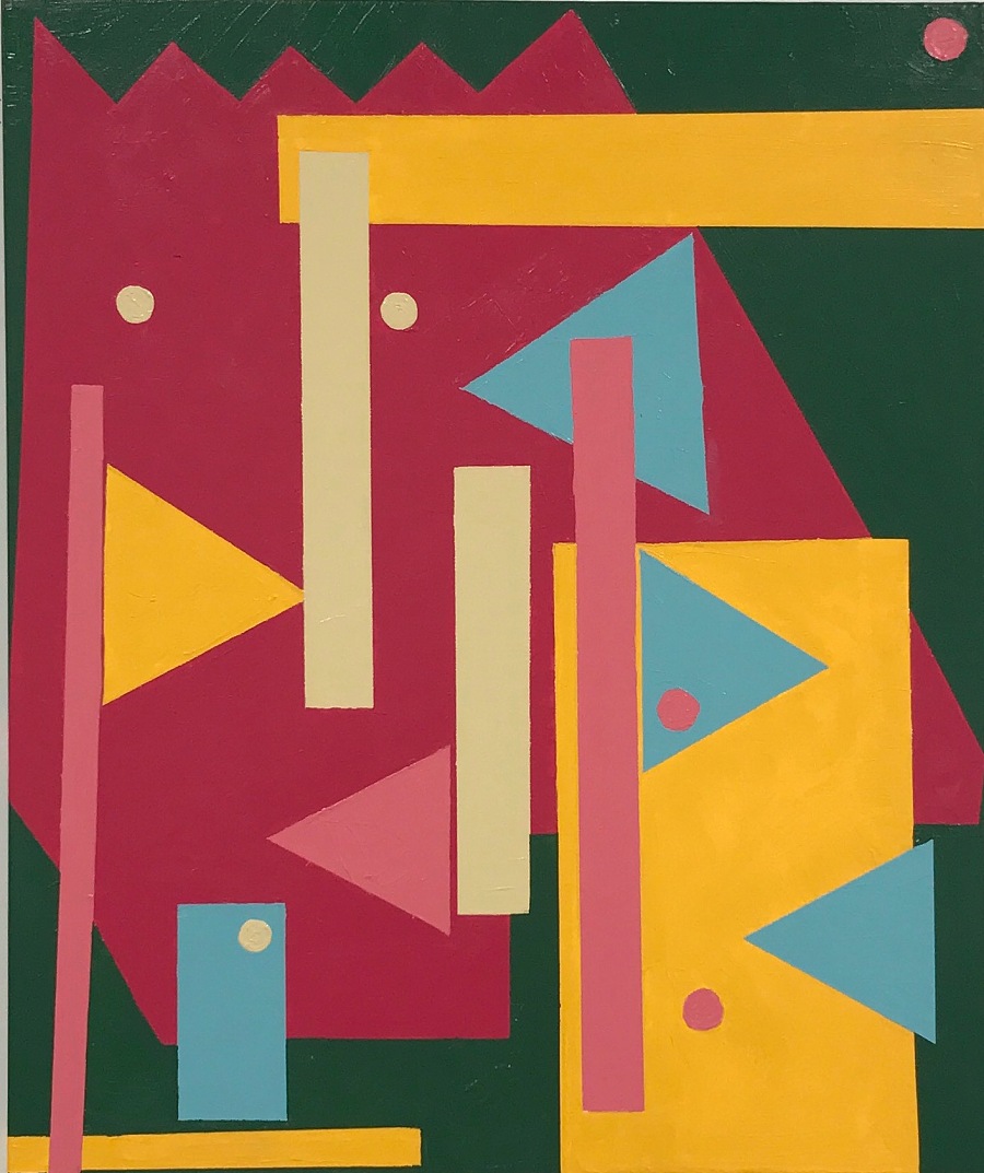 【色彩,硬边,布局】|油画|纯艺术|karu咖璐 - 原创设计作品 - 站酷