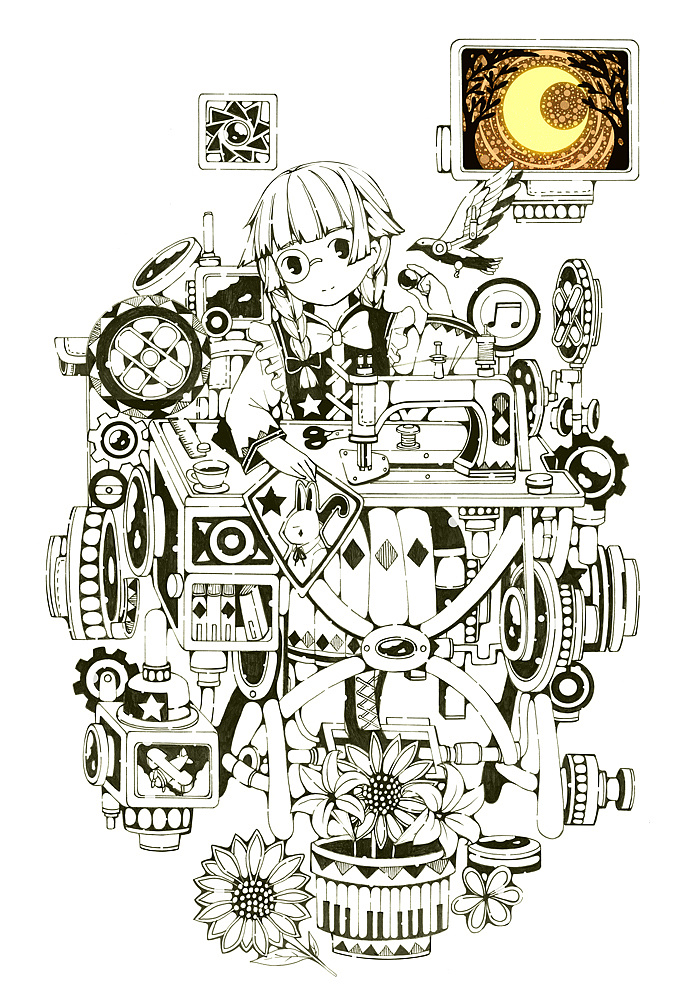 蒸汽朋克插画集5蒸汽街的秘密