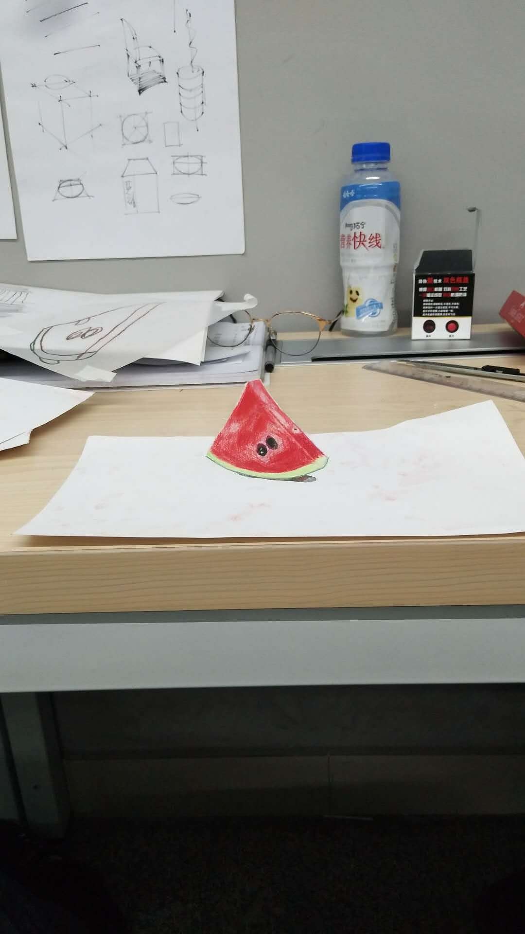 學(xué)生3D彩鉛作品（圖ZOTYxNDM0MzY=） - 繪畫 - 站酷設(shè)計(jì)師達(dá)達(dá)手繪原創(chuàng)素材 - 站酷ZCOOL