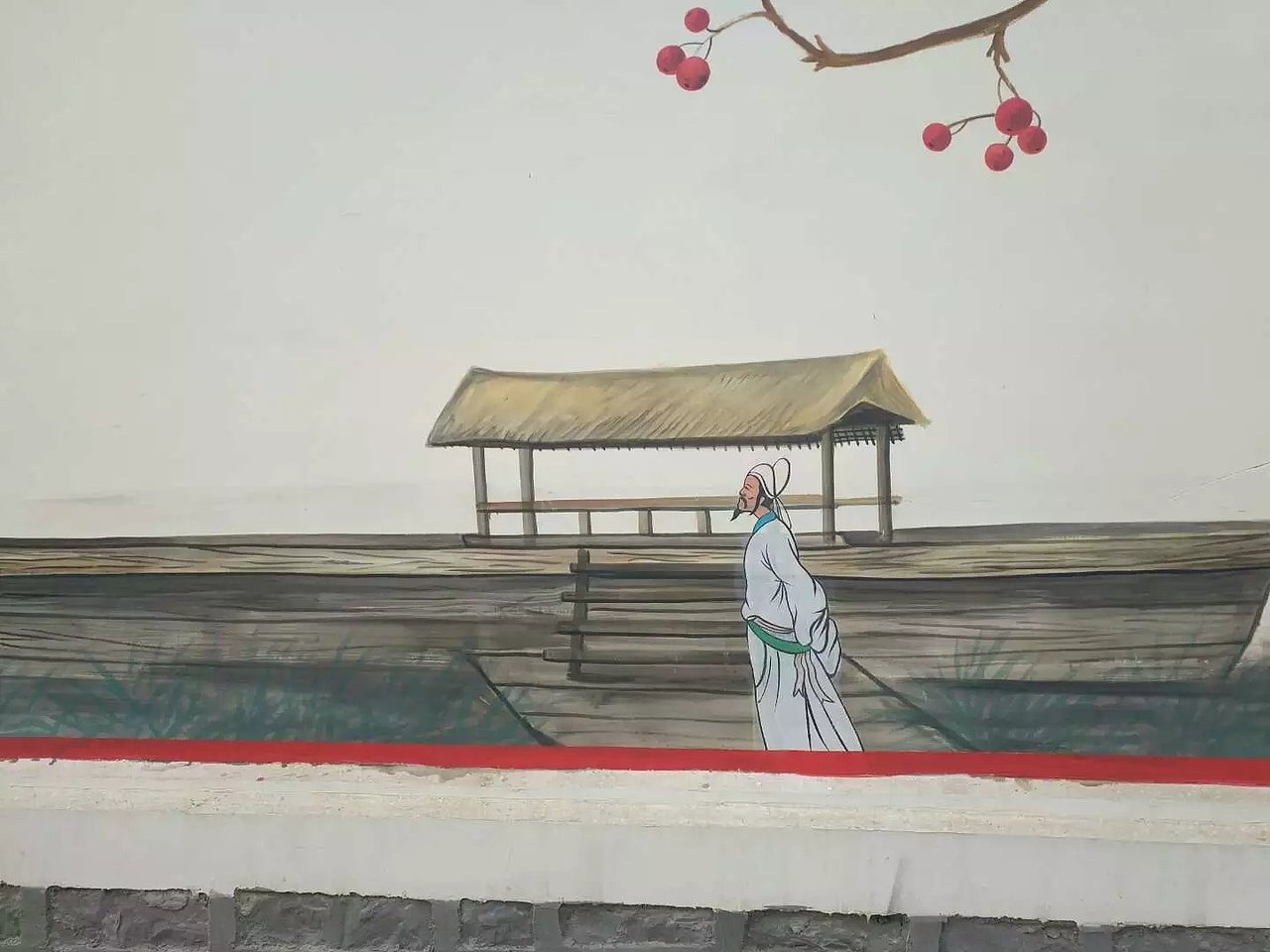 蜀绘壁画作品-乡村文化墙（图ZMTE3NTA2Mzc2） - 建筑设计 - 站酷设计师蜀绘壁画原创素材 - 站酷ZCOOL