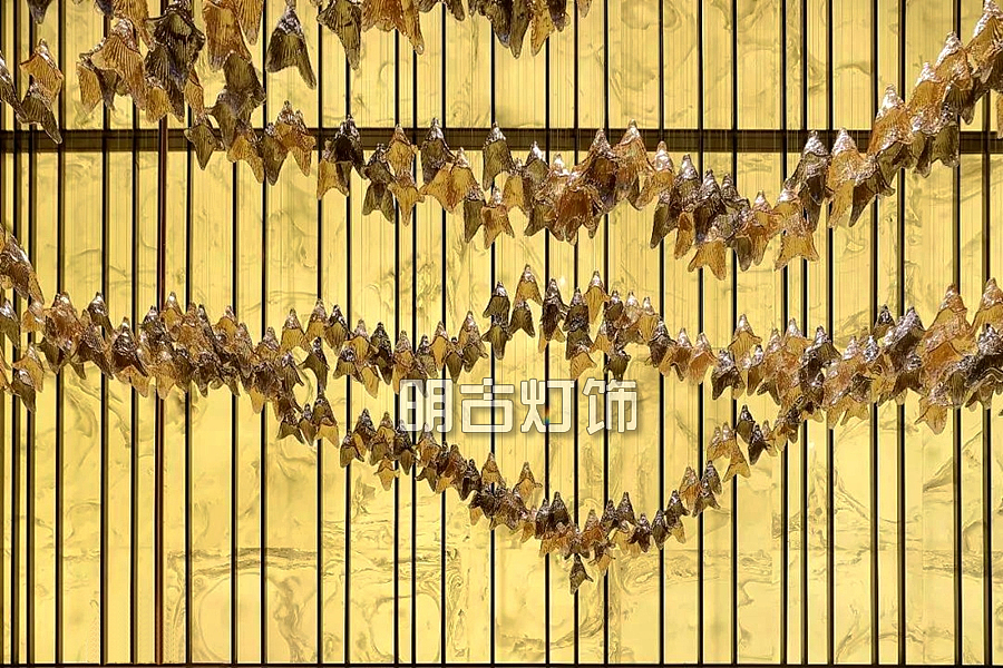 手工玻璃艺术吊灯 明古定制
