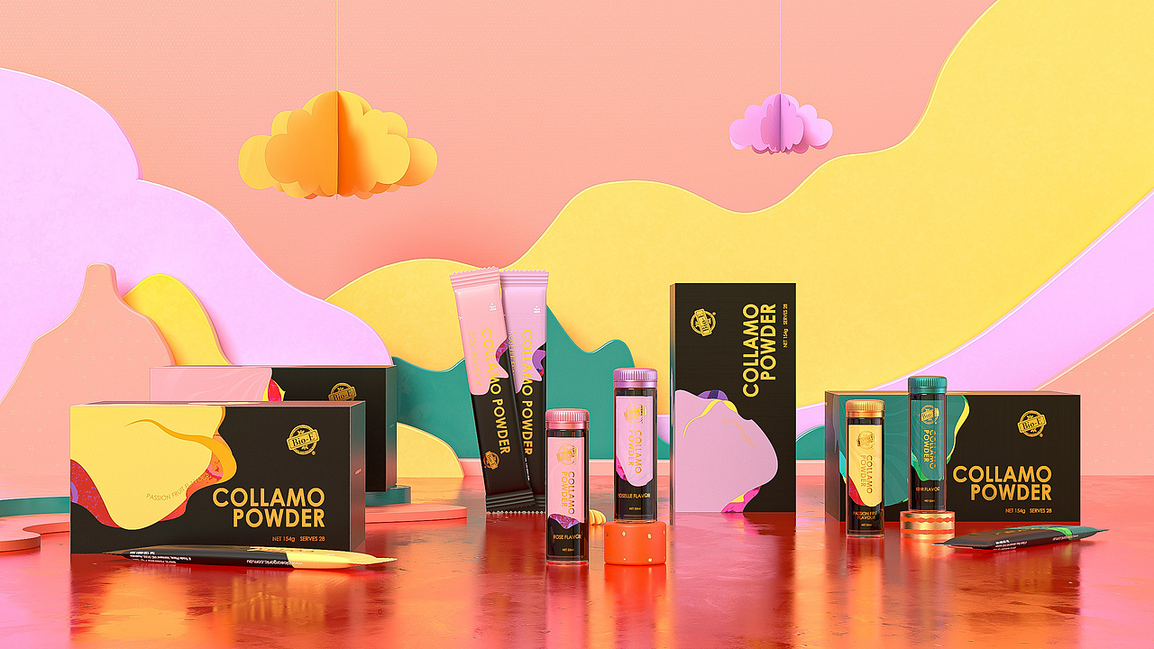 C4D RS红移渲染器 电商产品创意场景综合