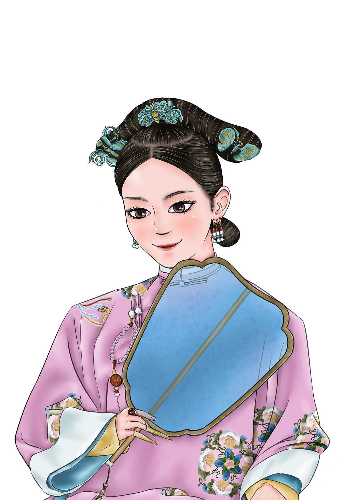 延禧攻略 纯妃|插画|创作习作|插画师壹天_原创作品-站酷zcool