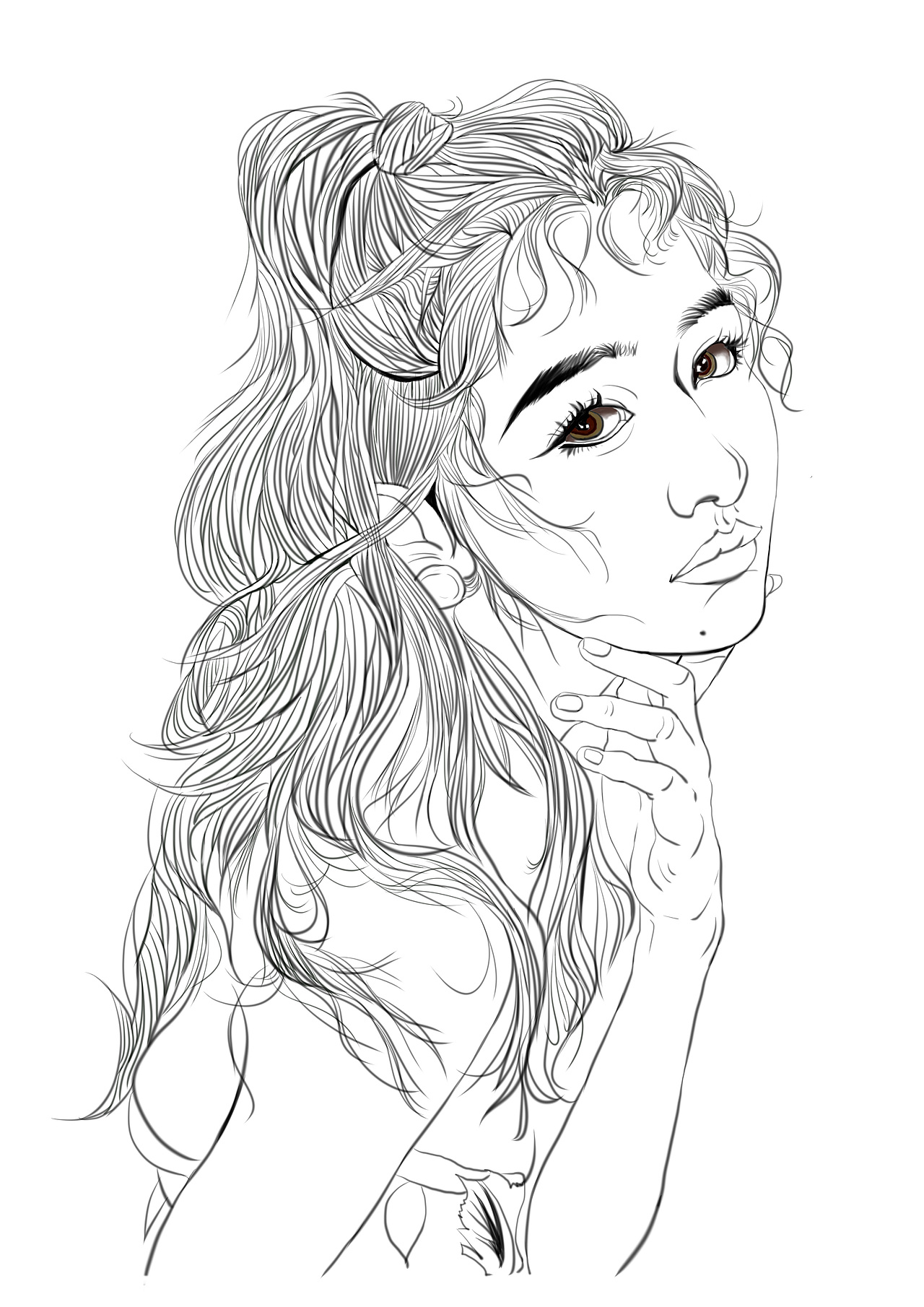 線稿的練習（圖ZMjAyMjIyMjEy） - 創(chuàng)作習作 - 站酷設計師漫AMQ原創(chuàng)素材 - 站酷ZCOOL