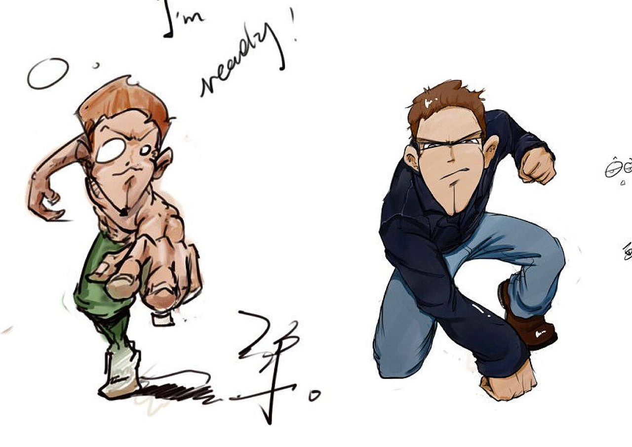 大二了用了巨资1500块买了个心爱的手绘板
初次尝试板绘<br>感觉很生疏,手也不听话<br>后来开始用SAI,那时候SAI有个神技,就是抖动修正<br>我滴妈呀,开上那个之后瞬间感觉自己无敌了