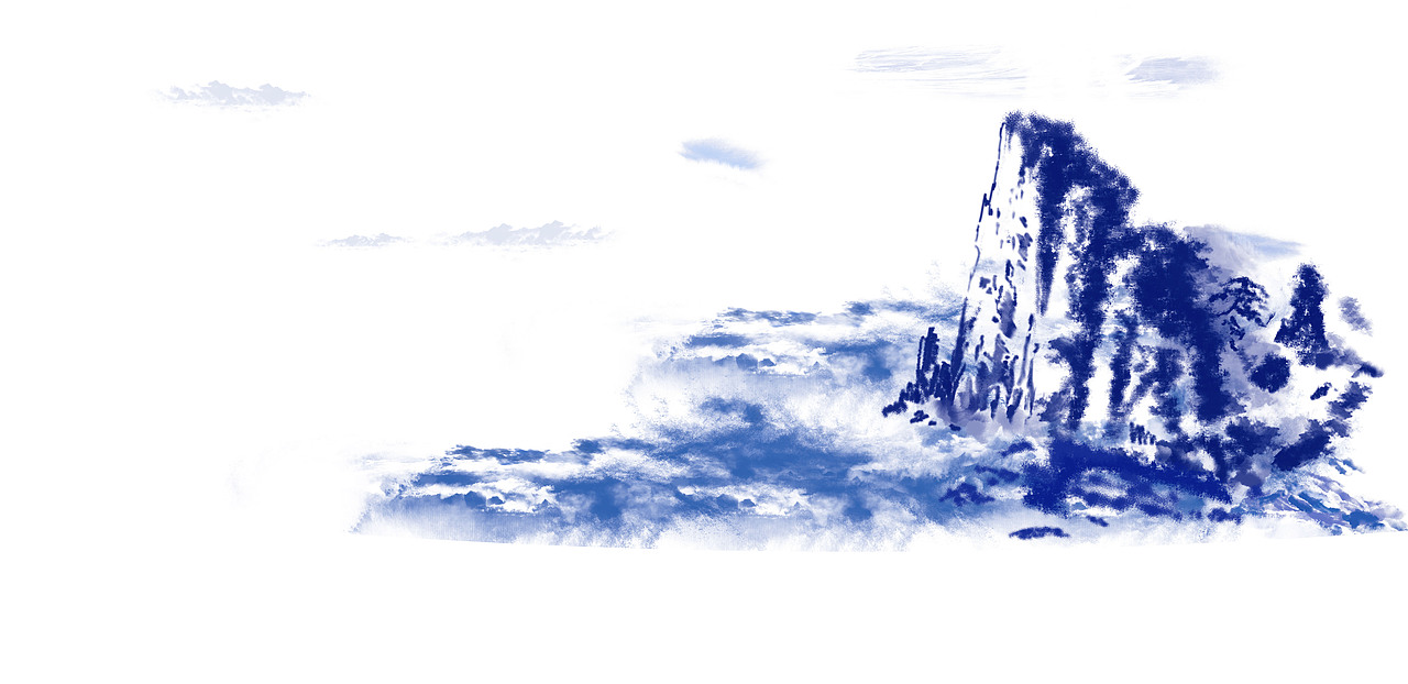 山水画（图ZMTgzMDY0MTY0） - 商业插画 - 站酷设计师黑巧克力和水原创素材 - 站酷ZCOOL