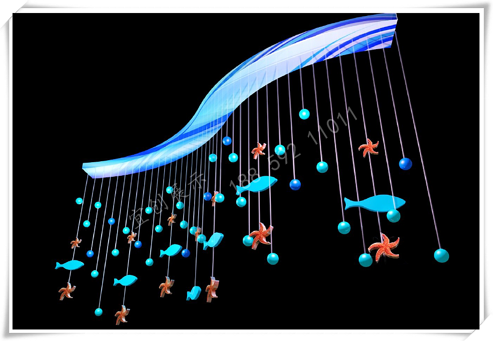 商业地产百货购物中心夏季海洋主题商场美陈装饰主题设计制作分享（图ZMjk0MjUwNjQ=） - 展陈设计 - 站酷设计师橱窗制造者原创素材 - 站酷ZCOOL
