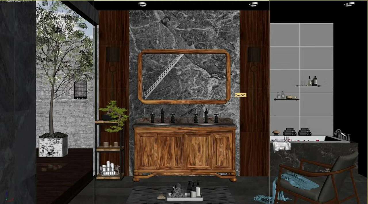 唐彩浴室柜3D模型与场景制作（图ZMTEzOTE2NzMy） - 其他三维 - 站酷设计师1006763835原创素材 - 站酷ZCOOL