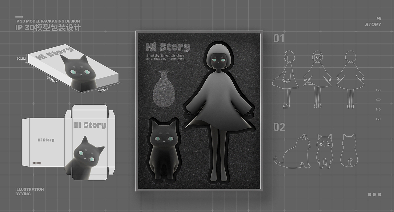 《hi story》文物IP形象设计（图ZMzU5MDE0OTA4） - IP形象 - 站酷设计师y1877ing原创素材 - 站酷ZCOOL