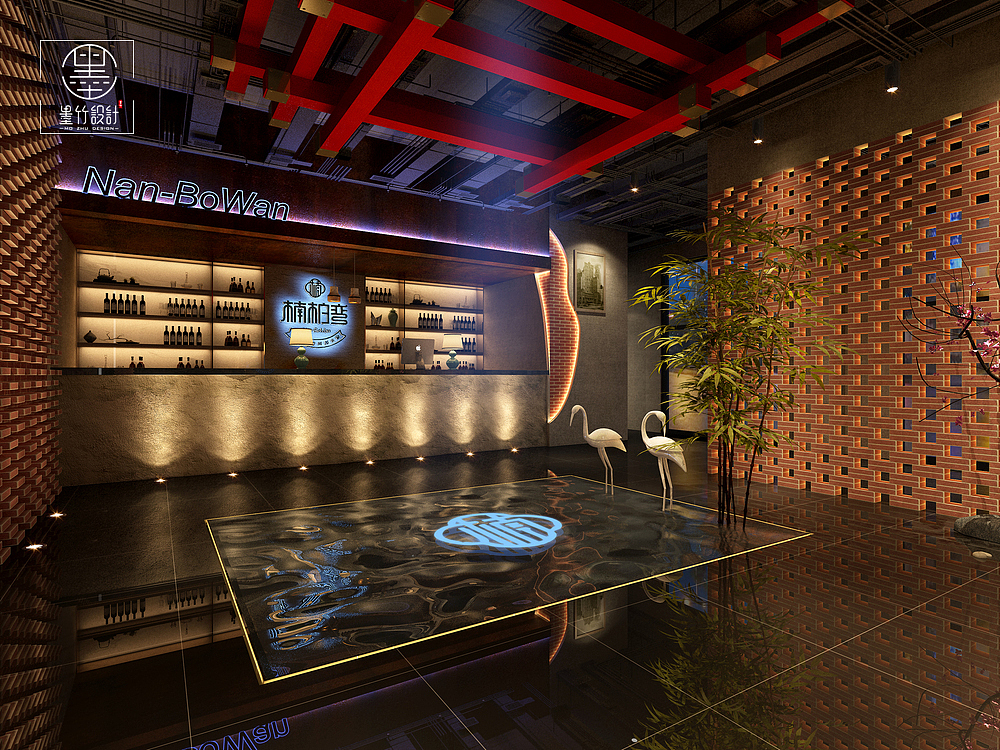 成都火锅店装修设计公司【楠泊弯火锅店(双流店)】