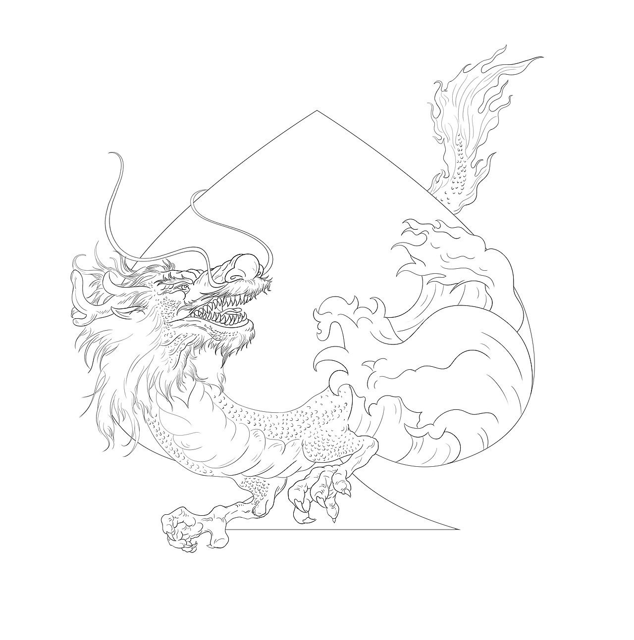 四大神兽-传统装饰（图ZMjI4NDMwMTU2） - 创作习作 - 站酷设计师蔷薇哟原创素材 - 站酷ZCOOL