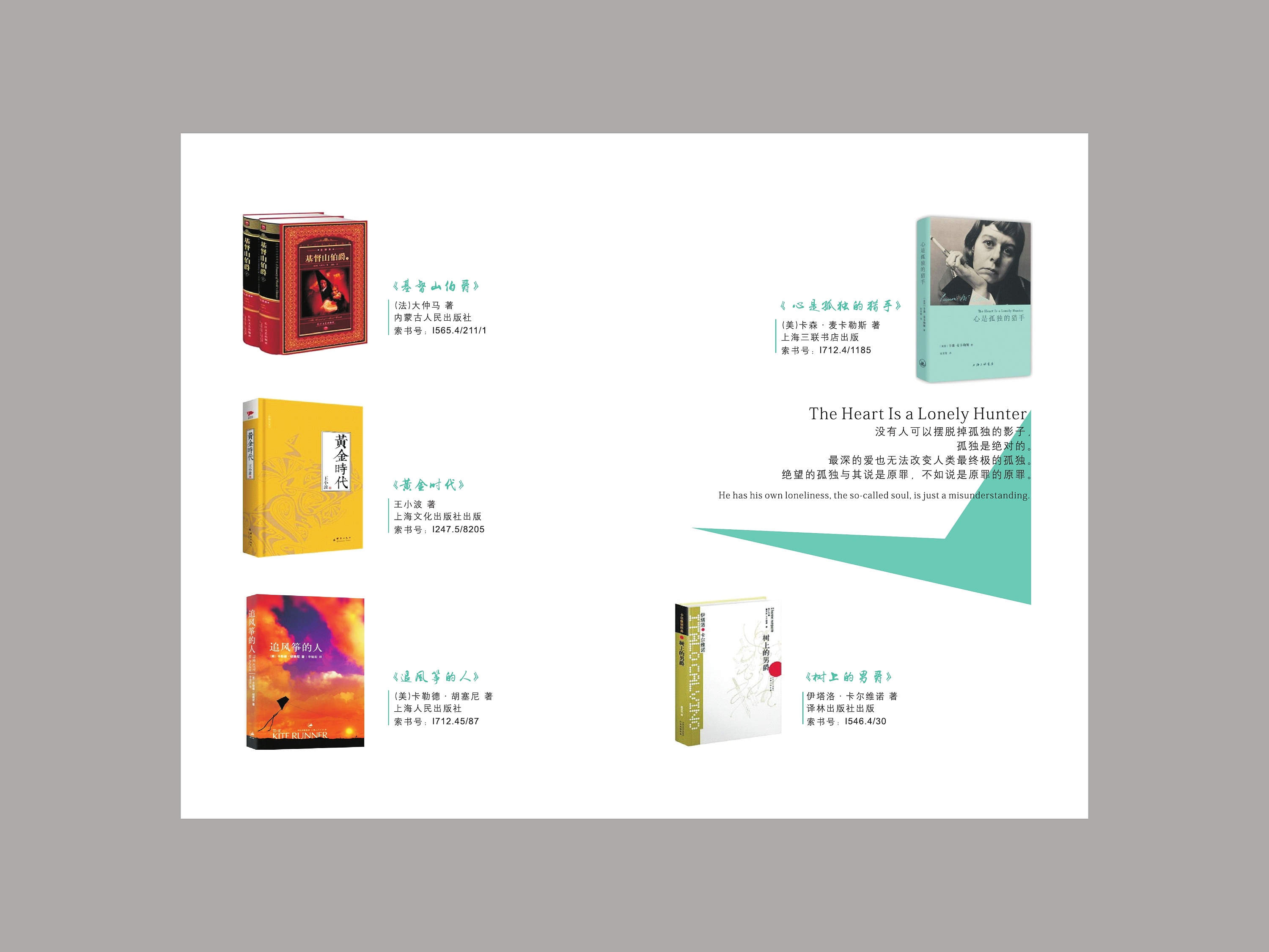 图书馆推荐阅读书籍画册