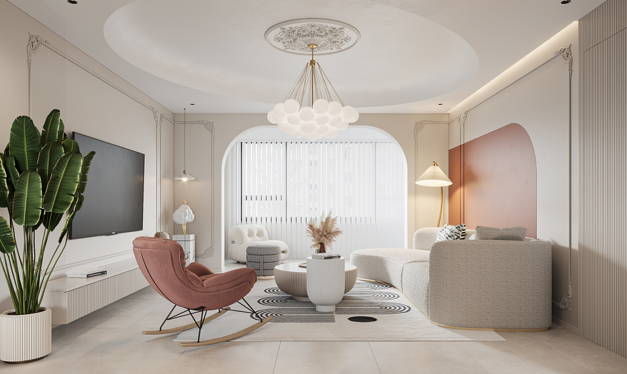 现代法式（图ZMjk1NDU4MTg0） - 家装设计 - 站酷设计师设计师小美原创素材 - 站酷ZCOOL