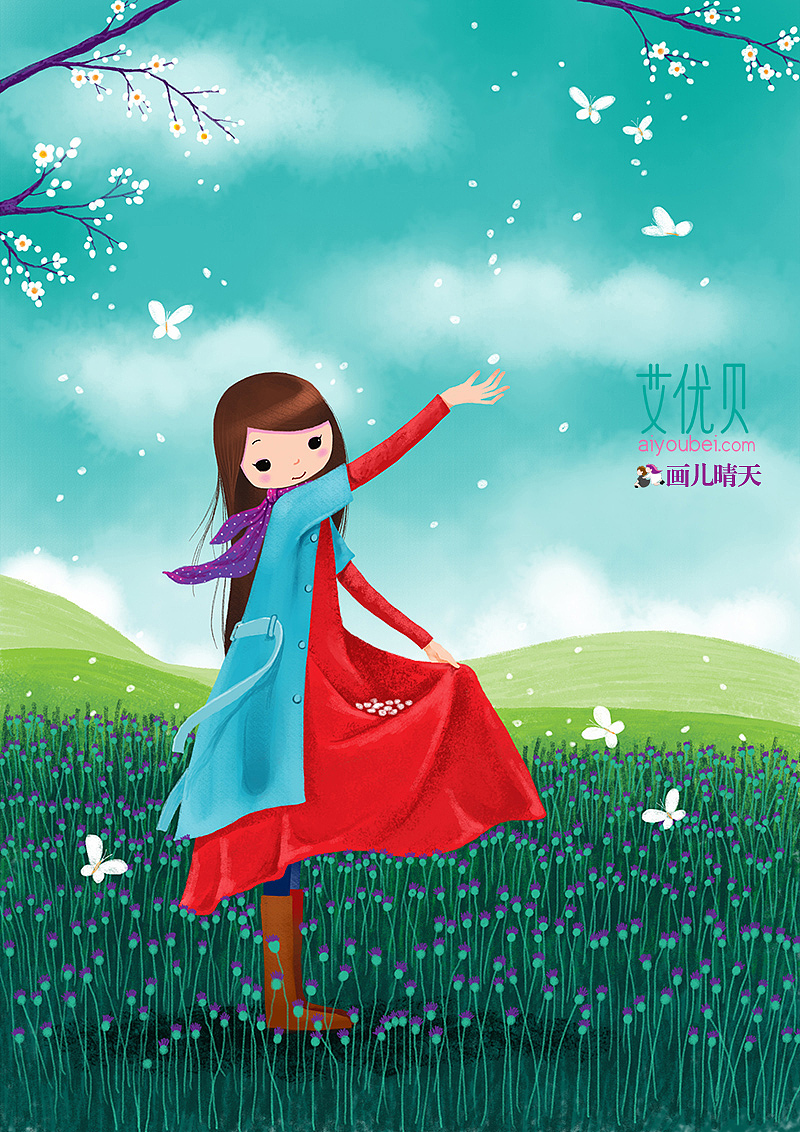 画儿晴天艾优贝唯美插画系列（图ZMTgxNzU3MDQ=） - 商业插画 - 站酷设计师画儿晴天原创素材 - 站酷ZCOOL