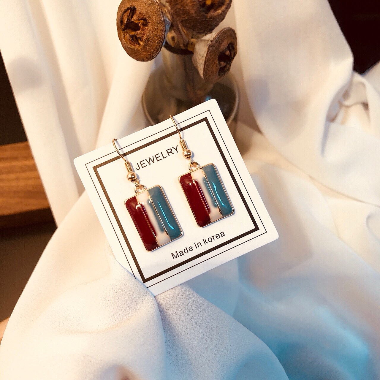 手作之 复古油画色块耳坠～（图ZMTE1MjUyNDI0） - 首饰设计 - 站酷设计师Z86564557原创素材 - 站酷ZCOOL