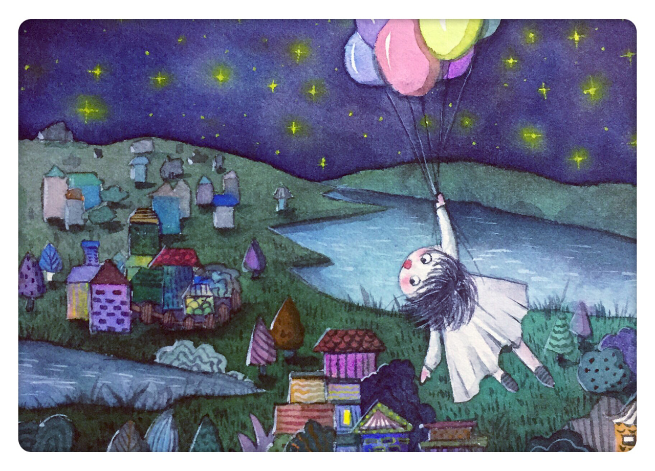 童梦|纯艺术|水彩|黄小豆吧 - 原创作品 - 站酷 (zcool)