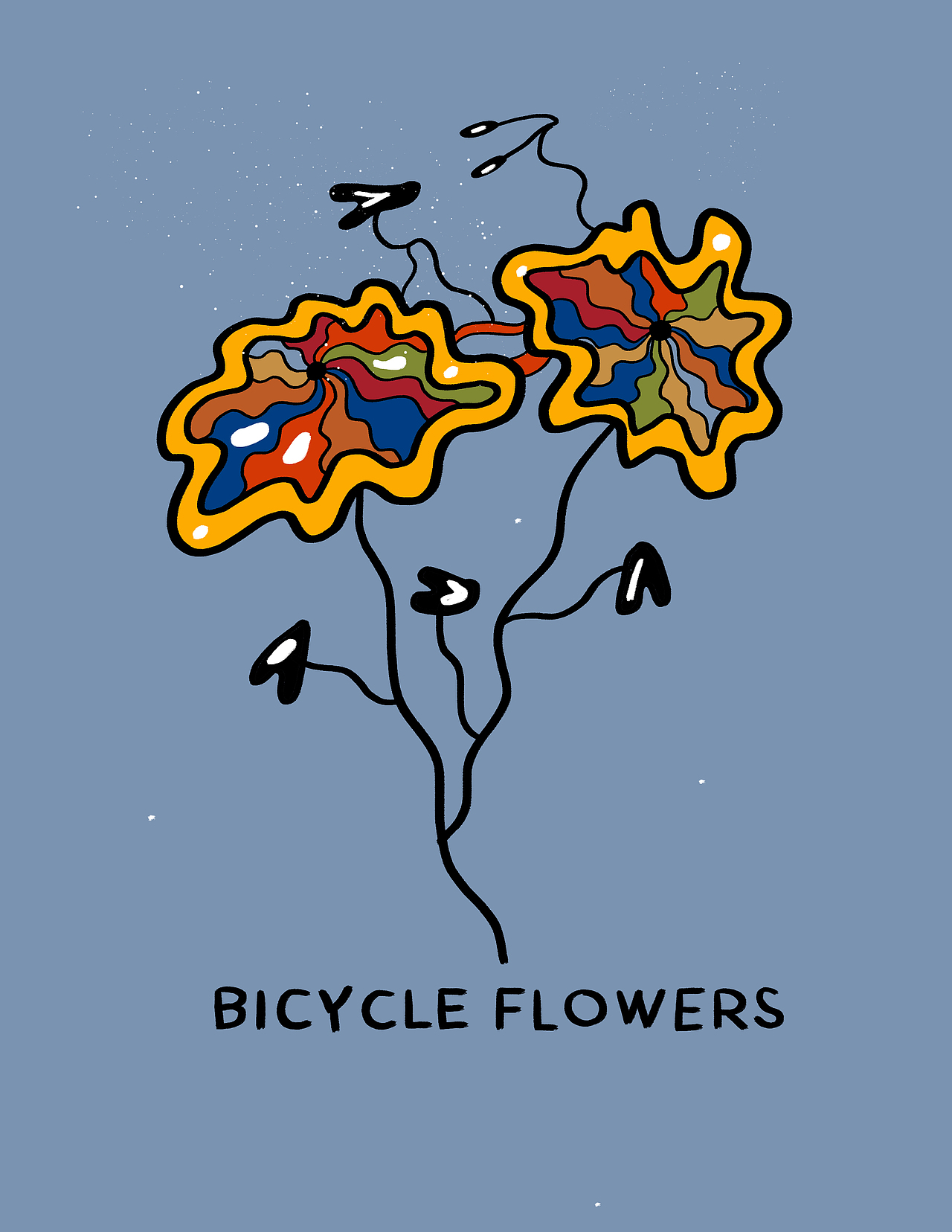 不仅仅是自行车（图ZMTA4Nzk1MDc2） - 艺术插画 - 站酷设计师喵屎坨坨原创素材 - 站酷ZCOOL