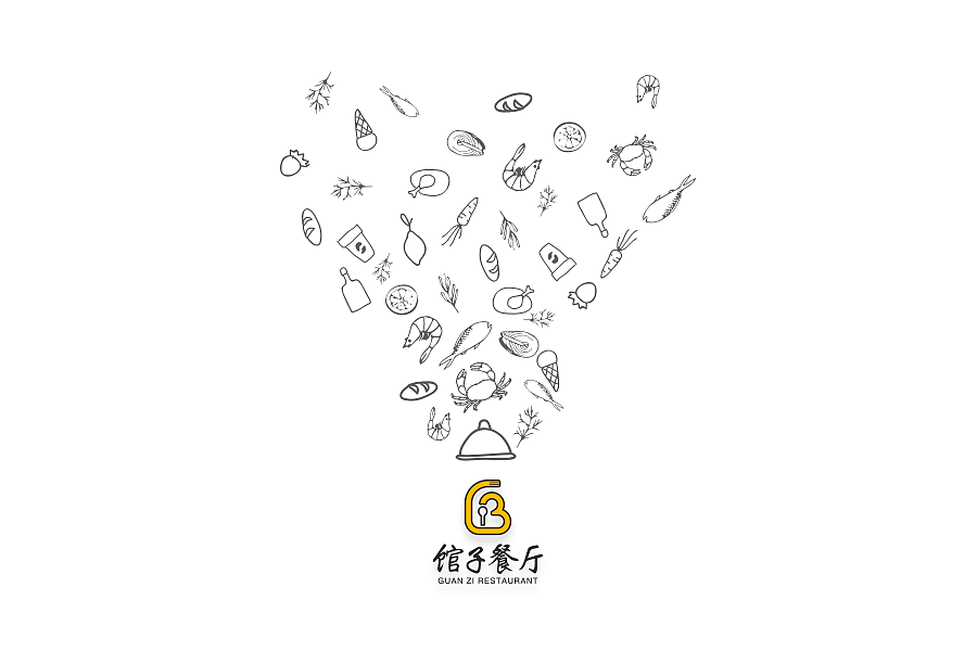 时尚餐厅VI品牌形象设计//LOGO设计//门头辅助图形设计（图ZMTE5NDI5NzMy） - 品牌 - 站酷设计师Bulabird原创素材 - 站酷ZCOOL