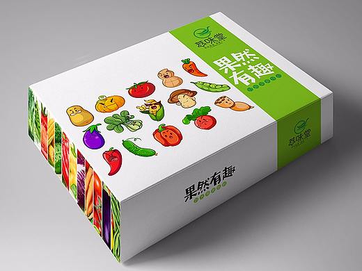 樱桃礼盒 水果蔬菜礼盒 特产包装 农产品包装 礼盒包装