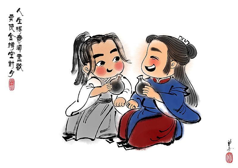 《山河令》百图计划第一弹！（图ZMjUxOTI5MDc2） - 创作习作 - 站酷设计师单丹丹SHAN原创素材 - 站酷ZCOOL