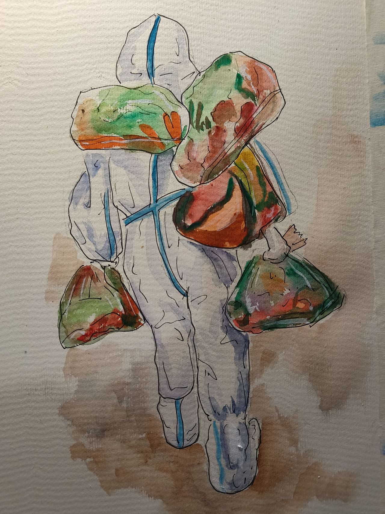 接水彩和速写代画哦，需要的私