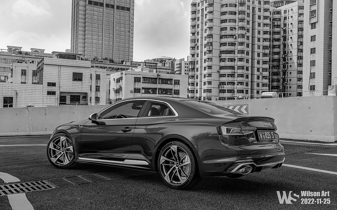 奥迪Audi-RS5渲染图（图ZMzIzNjYwMjg4） - 产品 - 站酷设计师东莞仔原创素材 - 站酷ZCOOL