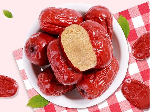 原创作品 若羌灰枣详情页 淘宝食品特产 枣夹核桃红枣 